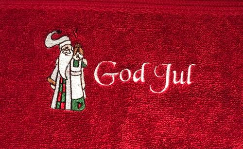 Julhandduk Tomtepar