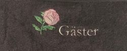 Gästhandduk Enkel ros