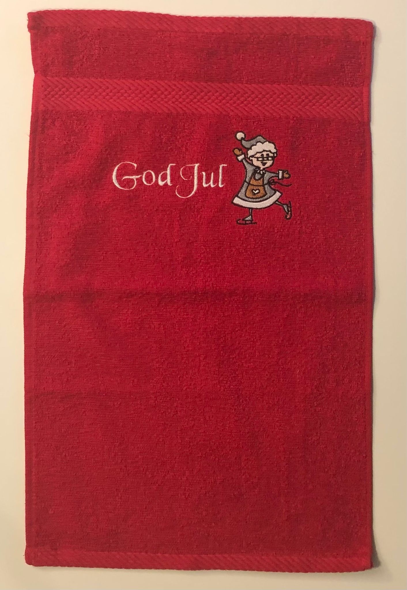 Gråklädd tomtemor