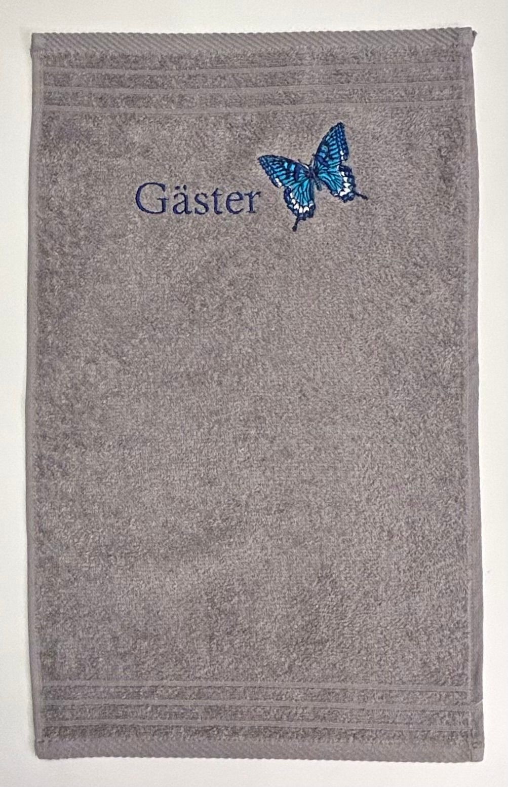 Gästhandduk Blå fjäril