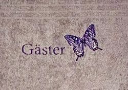Gästhandduk Lila fjäril