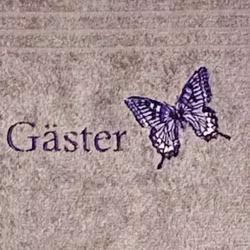 Gästhandduk Lila fjäril