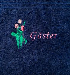 Gästhandduk tulpan