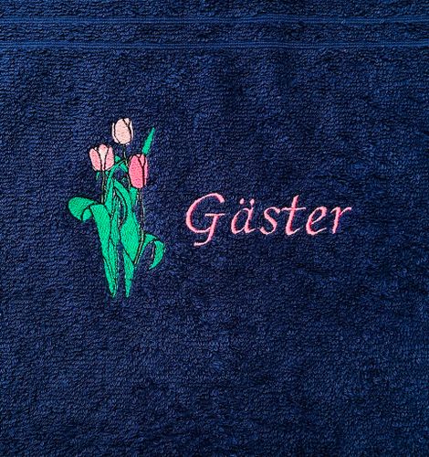 Gästhandduk tulpan