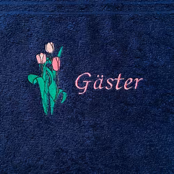 Gästhandduk tulpan