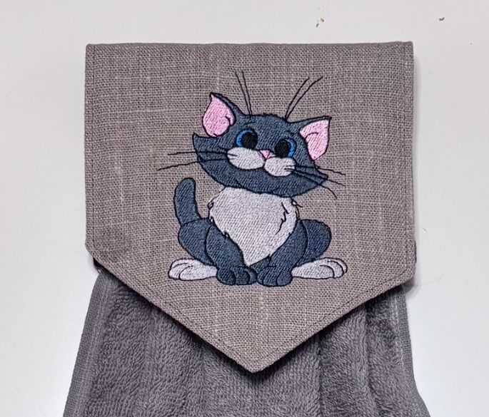 Spishandduk Katt