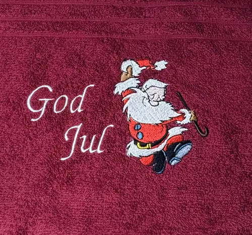 Julhandduk spratteltomte