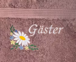 Gästhandduk gammelrosa