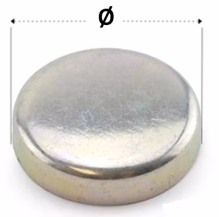 Frysbricka flänsad FM 19,00 mm.