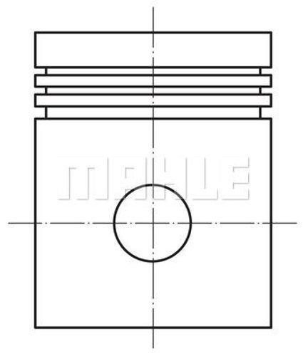 Kolvsats 03742 0,6 1979/84 Motor B23A, E