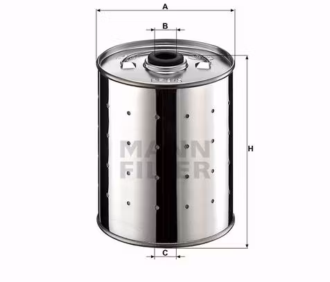 Oljefilter Mann PF 915N 1953/67 1100, 1200, 1400 (C-3)