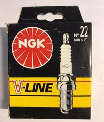NGK 4-Pack BUR5ET V-line 22 1984-01 Golf, Jetta, Passat 1,6, 1,8 lit.