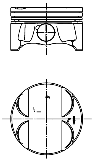Kolv 40085 0,50 2005-13 320i