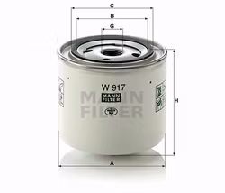 Oljefilter W 917 1961-97 B18-B230