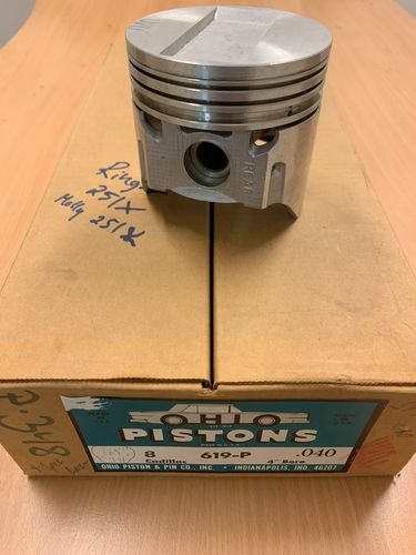 Kolvsats OHIO 619-P 040" 1958-62 365, 390 V8