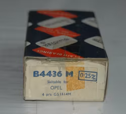 Vevlagersats B 4436 M 0,25 1953/59 Olympia,Rekord