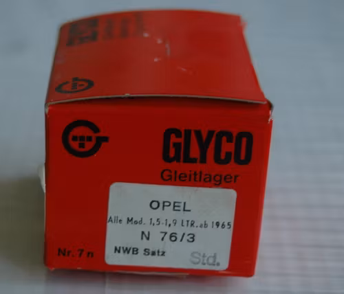 Kamlagersats N 76/3 STD 1965/69 Rekord 1,5, 1,9