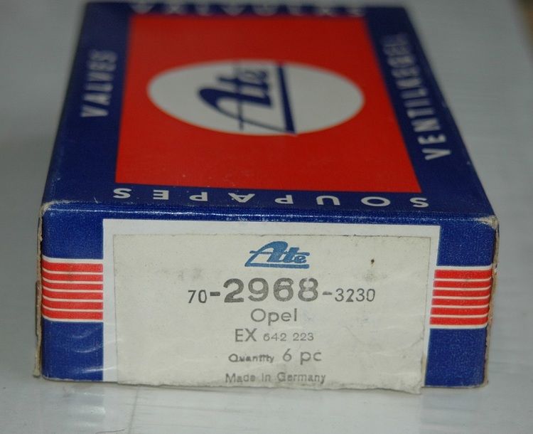 Ventiler Avgas sats 2968 1957/63 Kapitän 6 2,5 LIT,