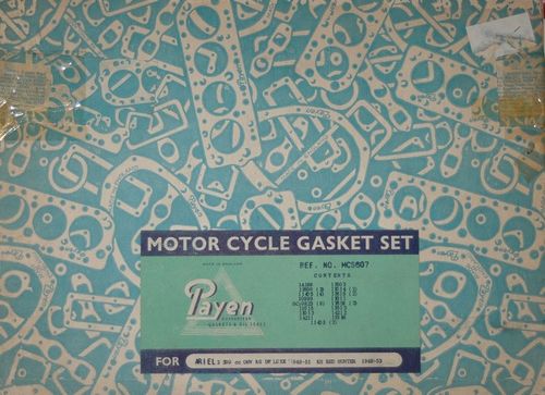Ariel motorsats MCS 607 1948/53 KG, KH, Red Hunter 500 CC
