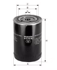Oljefilter Mann W 914/4 1983-93 Monza, Omega, Senator