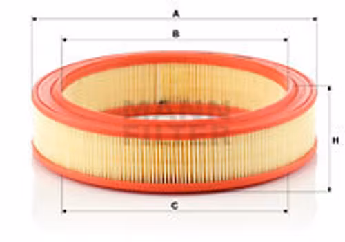 Luftfilter Mann C 2749 1971/87 1,6 2,0 OHC Svart Luftrenare