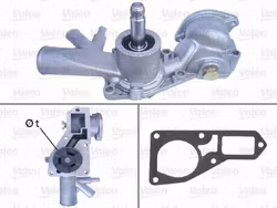 Vattenpump PA 069 Peugeot 1980/87 504, 505