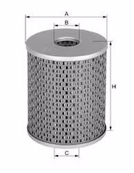 Oljefilter H 820/3X Motor 3-152, 4-108, 4-203, 4-236