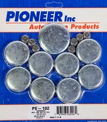 Frysbrickor sats PE-102 1965-76 396, 427, 454