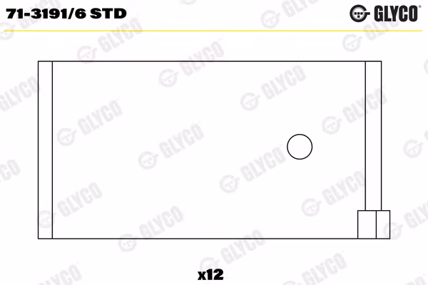 Vevlagersats VP-91606 STD 1968-88 D8, DS8, DN 8