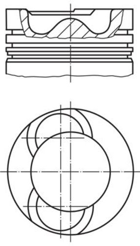 Cylinderfodersats per cyl. 0613692 1980-88 DS14