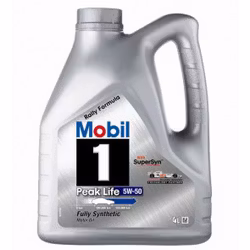 Motorolja Helsyntet Mobil 1 Peak Life 5W-50 4-Liter