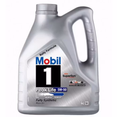Motorolja Helsyntet Mobil 1 Peak Life 5W-50 4-Liter