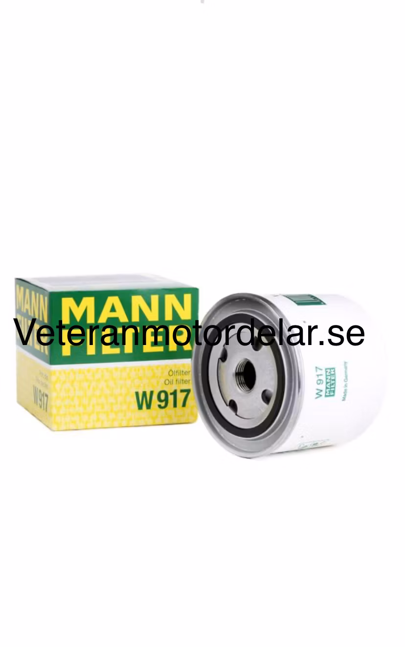Oljefilter W-917 Fabrikat Mann B18-B230, AD, MD, TAMD, KAD
