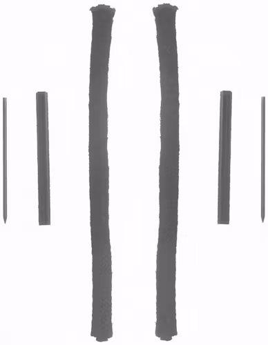 Bakre ramlagertätning BS-11762-3 1956-68 368, 430, 462 V8