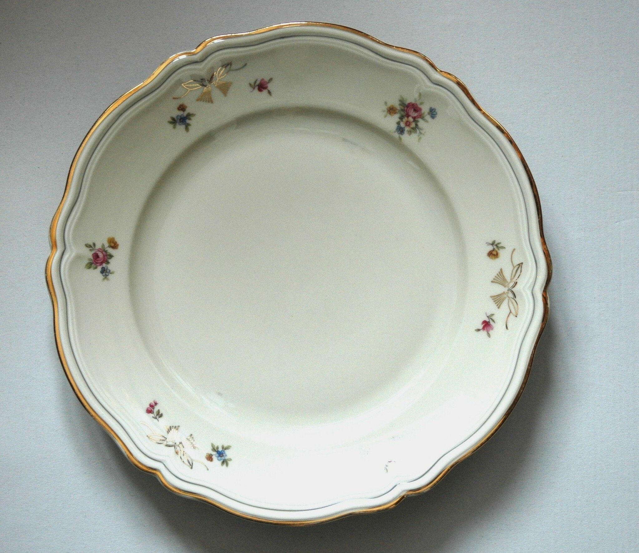 Hackefors "32" Tallrik Blommönster 1930-40 tal