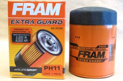Oljefilter Fram PH 11 1959-67 GM-Bilar (51049, Längd 132 mm)