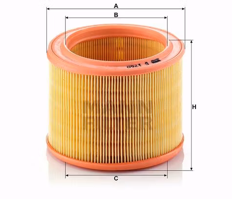 Luftfilter Mann C-1760 1984-00 305, 205D, 305D, 306D, 309D