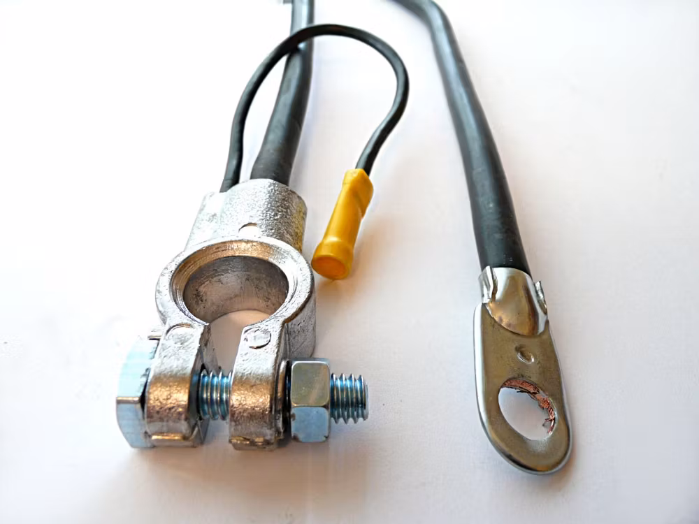 Batterikabel BKS-20 Minuspol Svart 48,3 cm.
