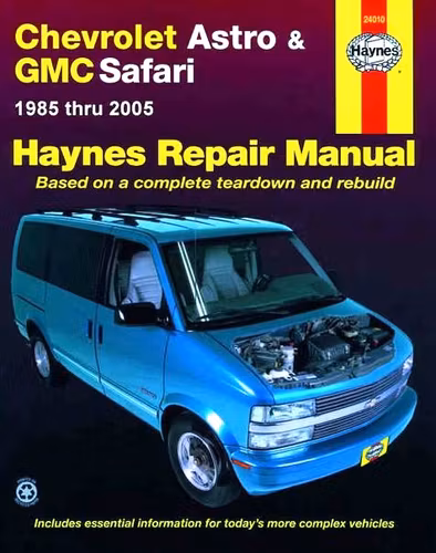 Haynes H24010 1985-05 Chevrolet Astro, GMC Safari