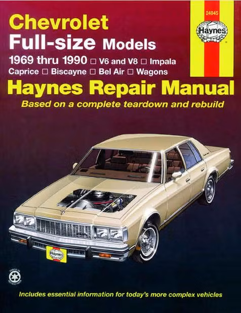 Haynes H24045 1979-90 Chevrolet Full Size
