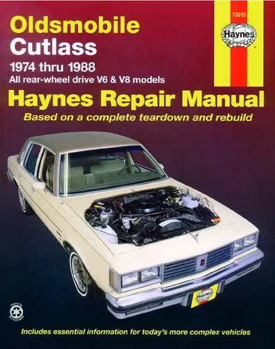 Haynes H73015 1974-88 Oldsmobile Cutlass V6, V8