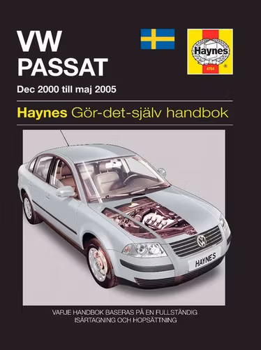 Haynes S4764 2000-05 VW Passat, Svensk text