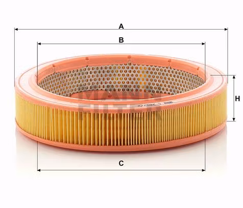 Luftfilter Mann C-2852/2 1974-91 50, 80