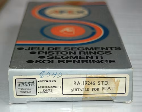 Kolvringssats RA 19246 STD 1965/84 850, 127 0,9, Panda