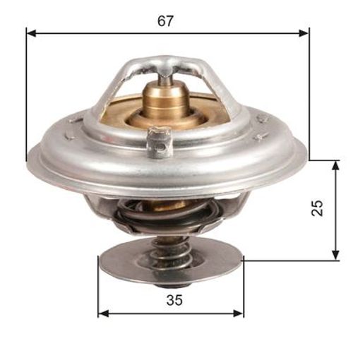 Termostat 80 gr. CT5291K 1979-9.85 320i, 323i