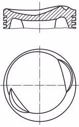 Kolv Mahle 8115 0,5 1986-93 325i, 525i, Z1