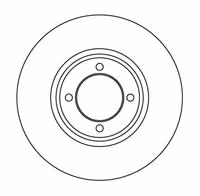 Bromsskiva fram 202520 1971-82 Escort, Taunus
