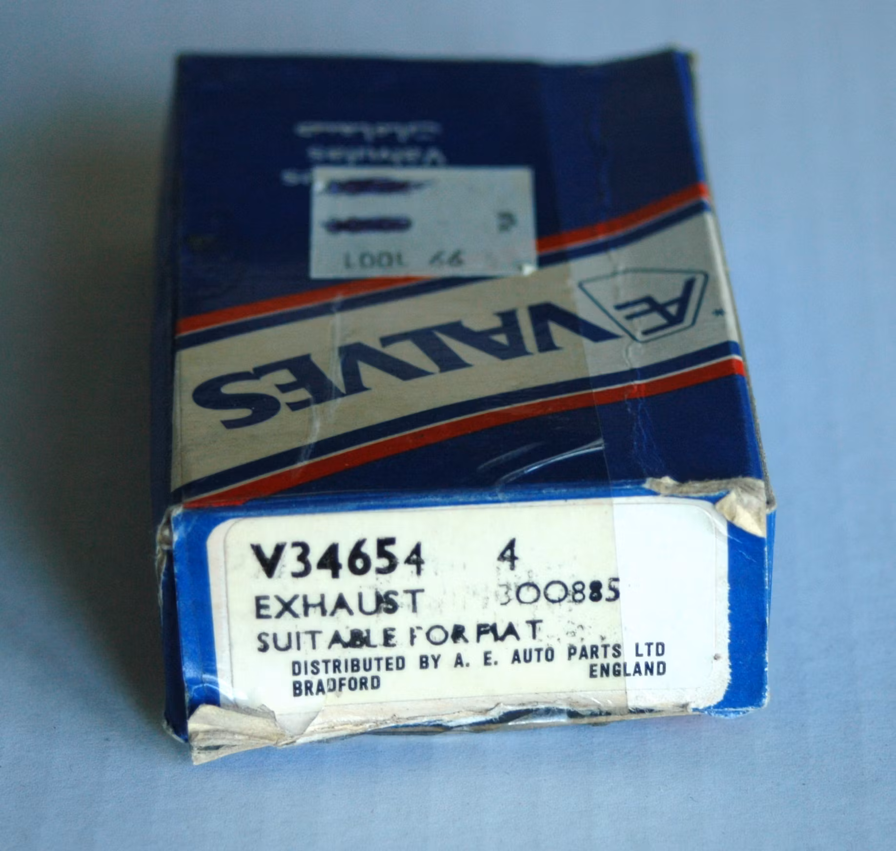 Ventiler sats Avgas 34654 1971-79 127 0,9 lit. (3-spår)