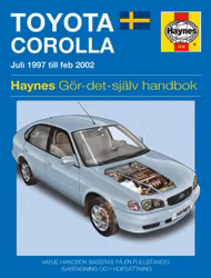 Haynes S4738 Corolla 7.97-2.02 (Svensk text)