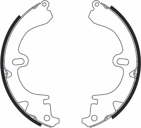 Bromsbackar Bak 2745423 1984-87 Corolla 1,6 lit.